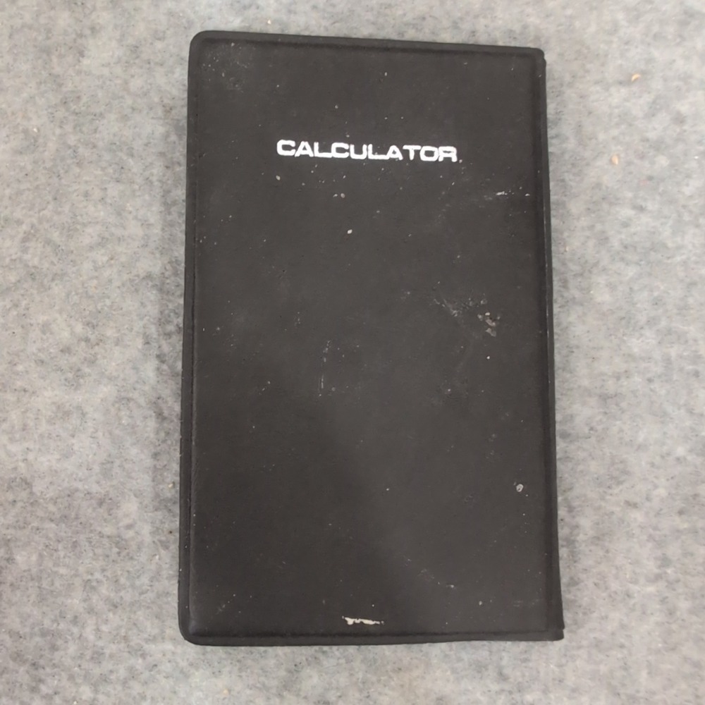 Technico SL676CK Solar Calculator Pocket Size with Case Instruction Manual - Picture 3 of 4